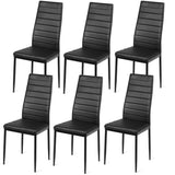 Juego de 2 o 6 sillas de comedor con respaldo alto - Juego de 6