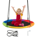 Columpio de platillo volador de 40 pulgadas para niños, para jugar al aire libre