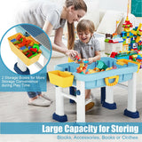 Juego de mesa de actividades 6 en 1 para niños con silla