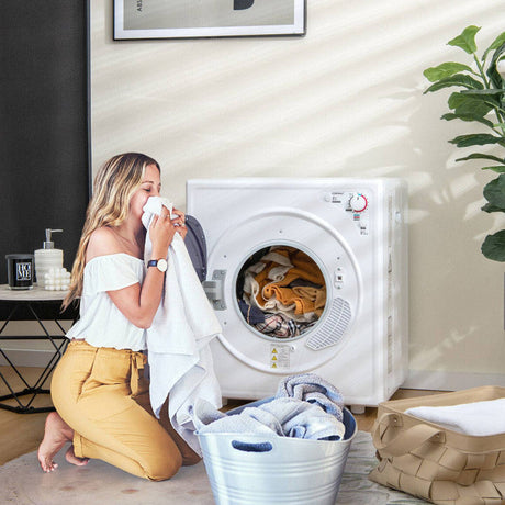 Secadora compacta de 1500W con control táctil