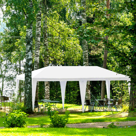 Carpa Dosel para Fiestas y Bodas al Aire Libre de 10 x 20 Pies con Paredes Removibles y Bolsa de Transporte