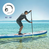 11 ft Inflatable Stand Up Paddle Board Surfboard with Aluminum Paddle Pump