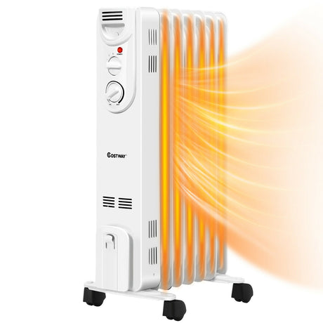 Calefactor Eléctrico de 1500W con 3 Niveles de Calefacción y Protección Segura