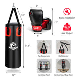 Filled Punching Bag Set