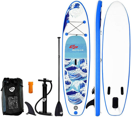 Tabla de surf de remo inflable de 10 pies con bolsa