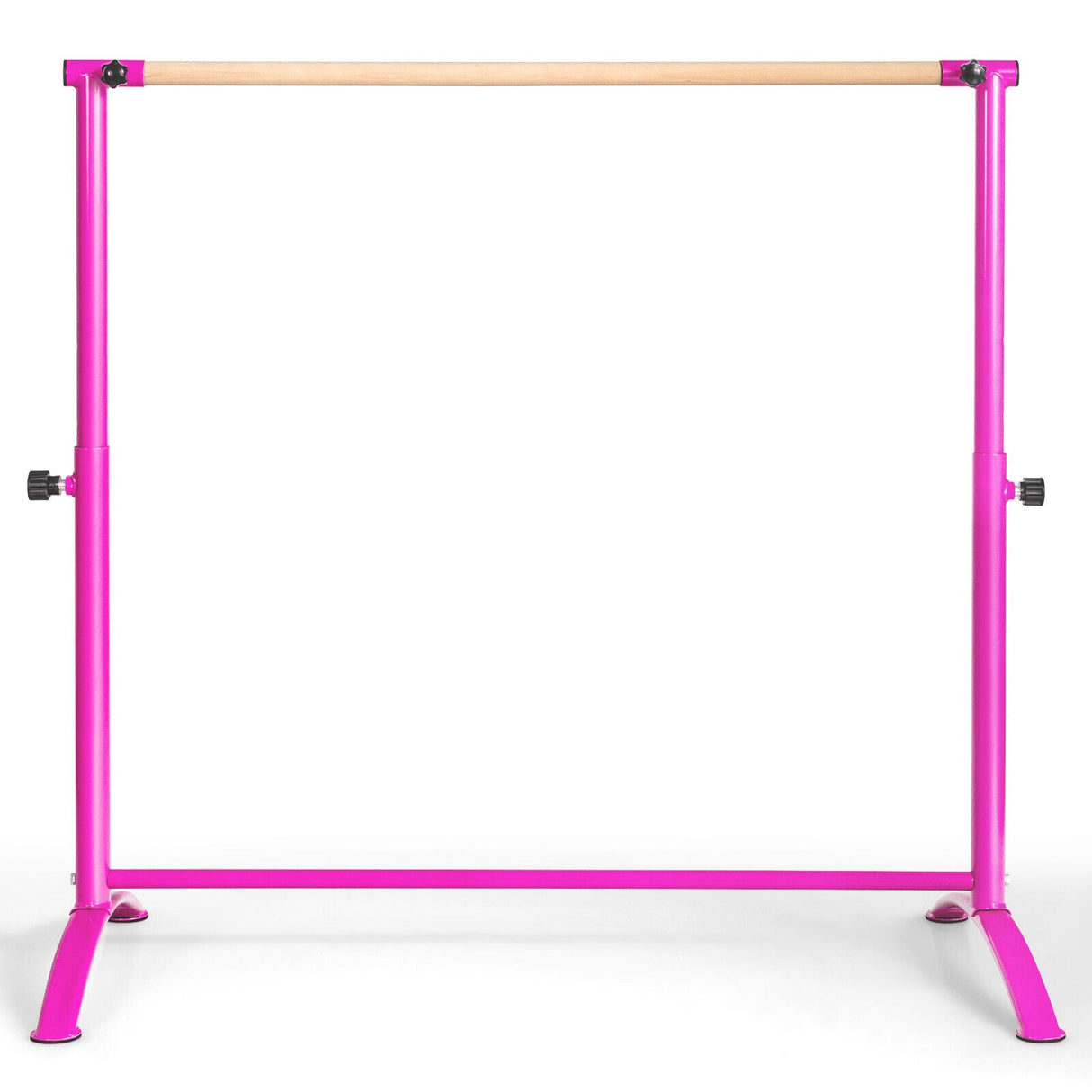 51 Inch Ballet Barre Bar with 4-Position Adjustable Height