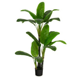 Árbol Artificial de 5 Pies con 18 Hojas Grandes