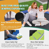 Trampolín recreativo de 8/10 pies con canasta de baloncesto