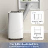 Aire acondicionado portátil de 14000 BTU(Ashrae) con control remoto