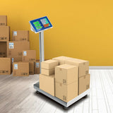 Báscula de plataforma digital plegable de 300 kg (660 lb)