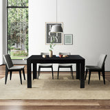 Mesa de comedor/cocina rectangular moderna de 63 pulgadas