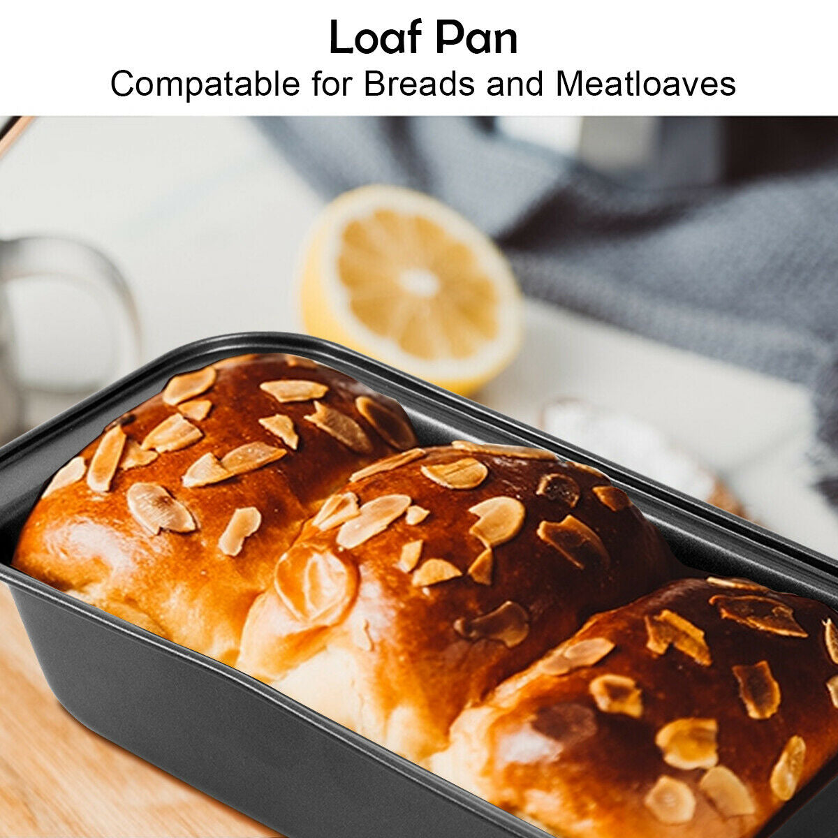 Juego de 10 piezas de utensilios antiadherentes para hornear y asar pasteles