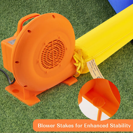 Soplador de aire de 380 W (0.5 HP) para inflables con cable de 25 pies y enchufe GFCI