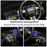 Camioneta de control remoto de 12V para niños con luces LED