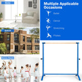 51 Inch Ballet Barre Bar with 4-Position Adjustable Height