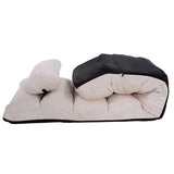 Folding Lazy Sofa Chair Stylish Sofa Couch Beds Lounge Chair W/Pillow