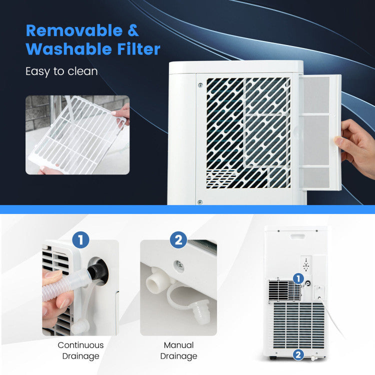 Aire acondicionado portátil de 5000 BTU (SACC) enfría 23 m²