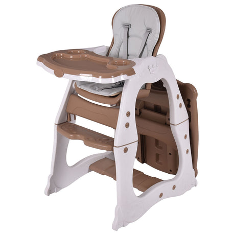 Juego de mesa y silla infantil 3 en 1, trona para bebé