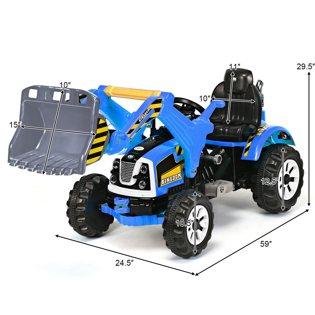 Camión Volquete a Batería de 12 V para Niños