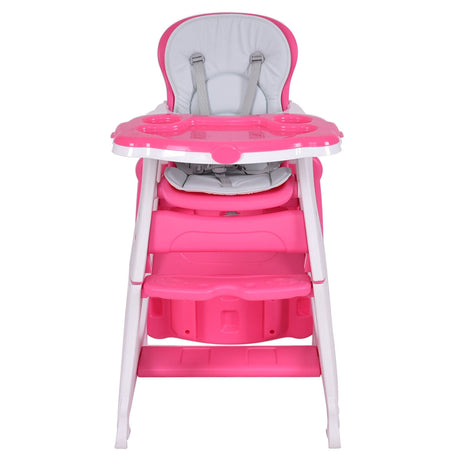 Juego de mesa y silla infantil 3 en 1, trona para bebé
