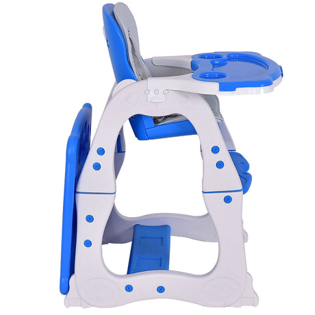 Juego de mesa y silla infantil 3 en 1, trona para bebé