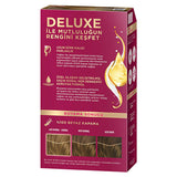 Palette Deluxe 8-0 Honey Blonde Hair Dye - Permanent, Long Lasting Color & Shine, Deep Nourishment with Oils