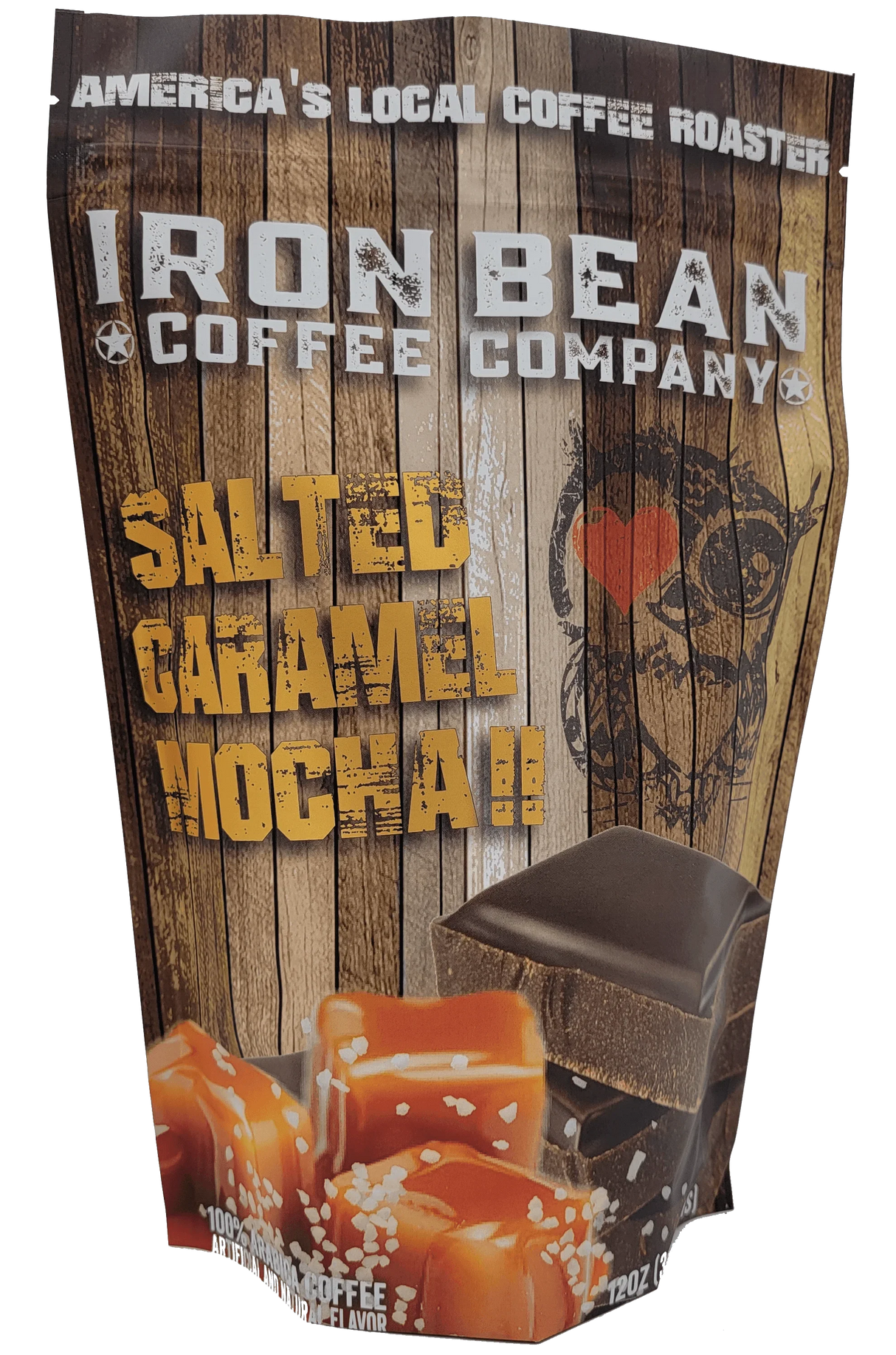 Moca con caramelo salado - 12oz