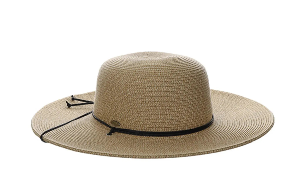 Dorfman Pacific Cleo - Sombrero de Sol de Paja para Mujer