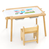 Mesa Sensorial y Juego de Sillas para Niños de 2 a 8 Años con Contenedores Plegables