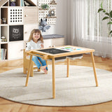 Mesa Sensorial y Juego de Sillas para Niños de 2 a 8 Años con Contenedores Plegables