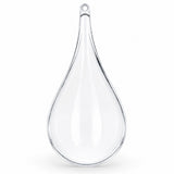 Set of 3 Clear Plastic Waterdrop Ornaments 4.3 Inches (109 mm)