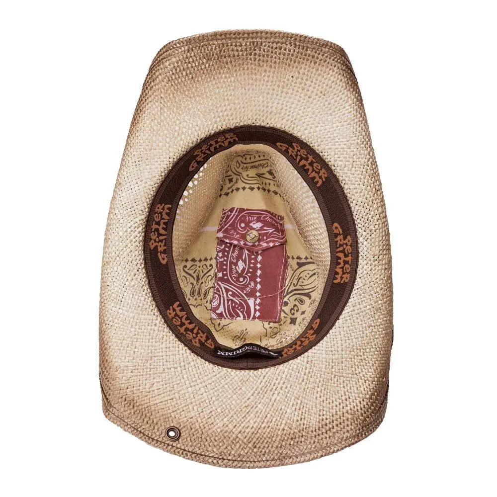Peter Grimm Shaggy - Sombrero vaquero de paja