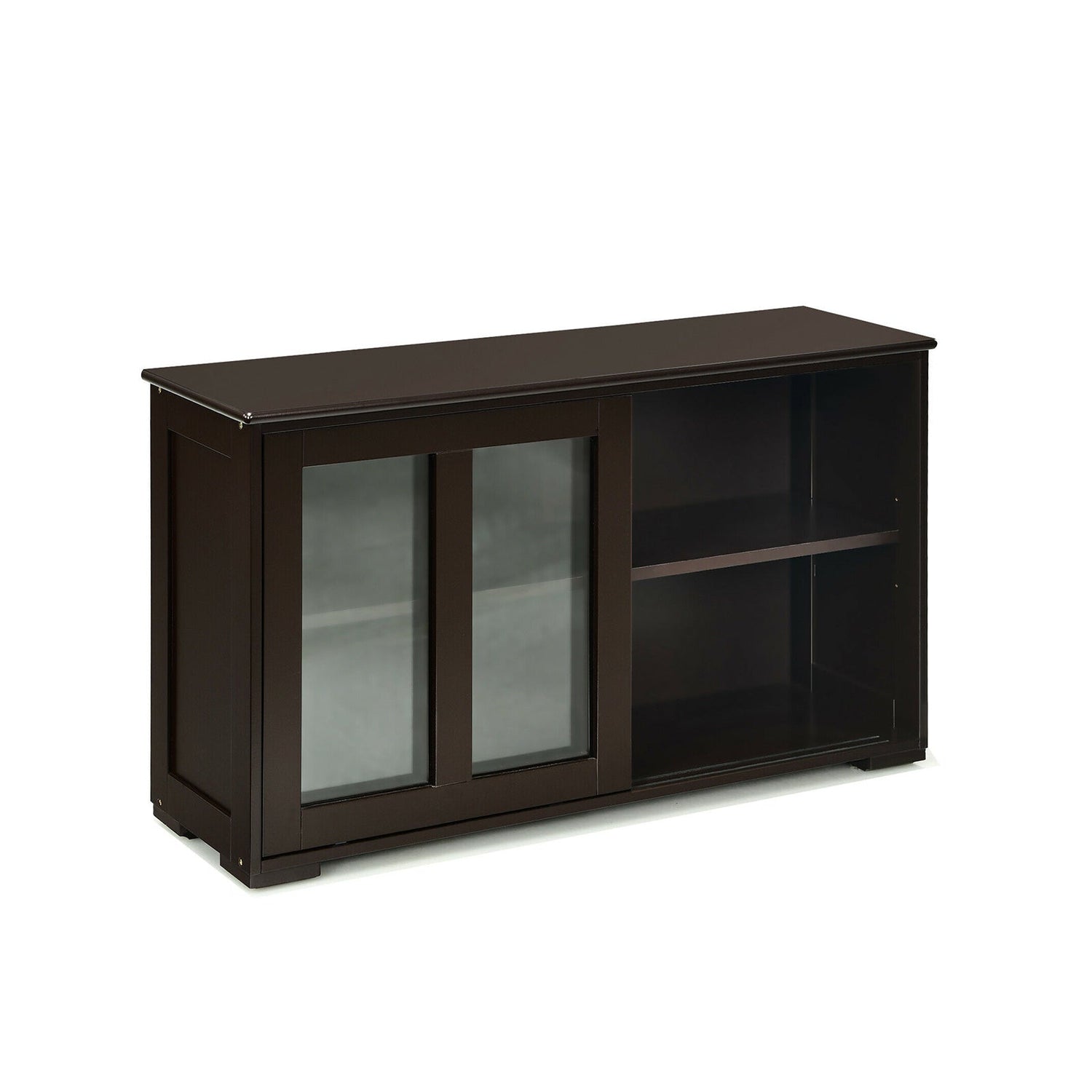 Aparador, bufé, alacena, mueble de almacenamiento con puerta corredera