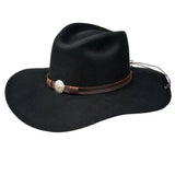 Sombrero de vaquera Silverado Scarlett de fieltro de lana flexible (Liquidación)