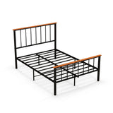 Estructura de cama con cabecera y piecera