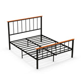 Estructura de cama con cabecera y piecera