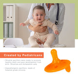 Máquina de sonido de peluche de perezoso Baby Shusher + paquete de 2 chupetes Shushie