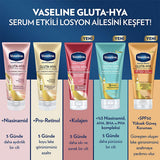 Vaseline Gluta-Hya Smooth Body Lotion: Brighten, Smooth, & Hydrate Dry Skin | Niacinamide, AHA, BHA, PHA, Hyaluronic Acid - Non-Greasy Formula