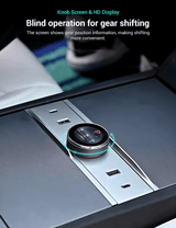 Rotating Gear Shift Knob Dock for Model 3 Highland/Model Y Juniper | Ergonomic Design