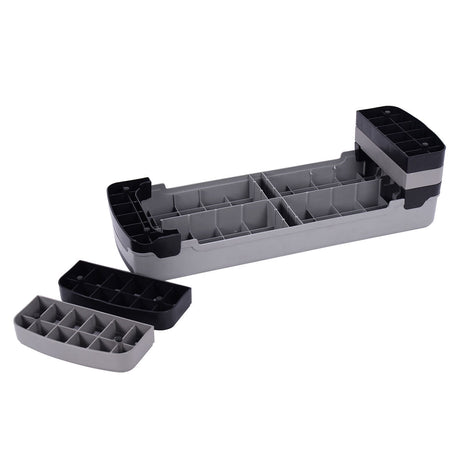 Step de Ejercicio Aeróbico y Cardio Ajustable de 35 Pulgadas con Elevadores