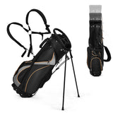 Bolsa de golf de 9 pulgadas con divisores, bolsillos y almacenamiento