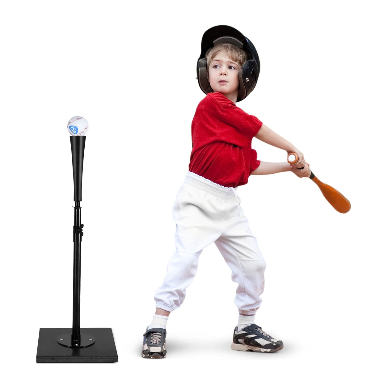 Cono de bateo resistente y ajustable de 36 pulgadas para béisbol