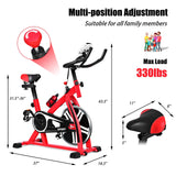 Bicicleta estática ajustable para ciclismo y ejercicio cardiovascular