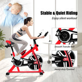 Bicicleta estática ajustable para ciclismo y ejercicio cardiovascular