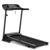 1.0 HP Cinta de Correr Plegable con Soporte Eléctrico para Energía Móvil