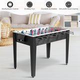 Mesa de Futbolín de Madera de 48 Pulgadas, Tamaño de Competición, para Recreación en Casa