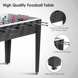 Mesa de Futbolín de Madera de 48 Pulgadas, Tamaño de Competición, para Recreación en Casa
