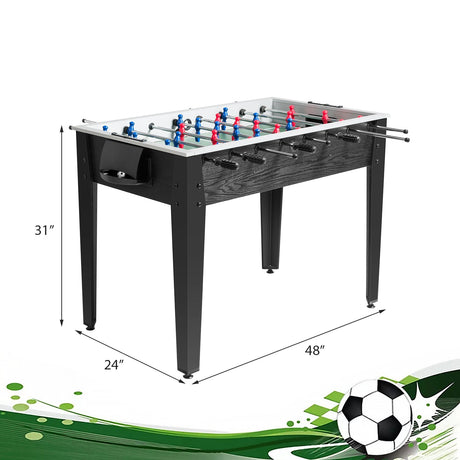 48 Inch Competition Sized Home Recreation Wooden Foosball Table
