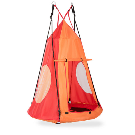Columpio-Tienda 2 en 1 Desmontable de 40 Pulgadas para Niños