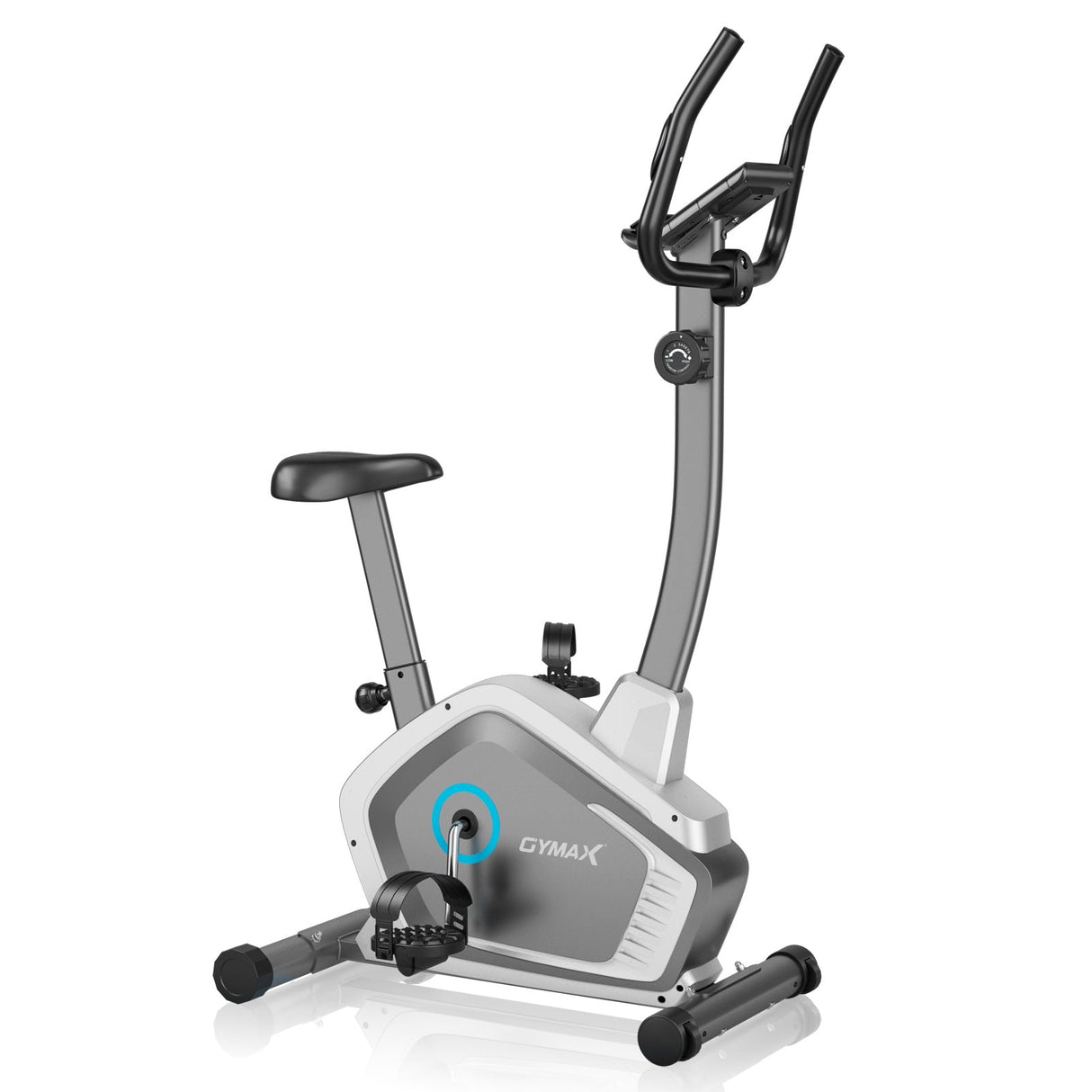 Bicicleta estática vertical magnética con resistencia de 8 niveles